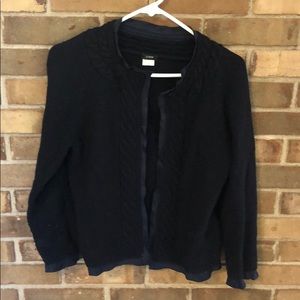 Navy cardigan